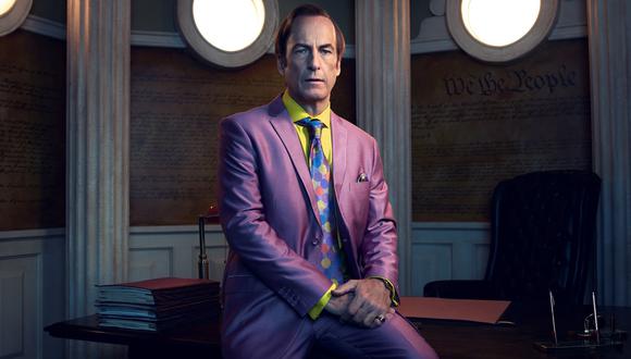 Jimmy McGill (Bob Odenkirk), el abogado que se convertirá en "Saul Goodman". Su historia está en "Better Call Saul".