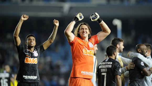 Racing Club no pudo ante Corinthians y cayó derrotado por 5-4 en la definición por penales. La ida y la vuelta quedaron empatados 1-1. (Foto: AFP)