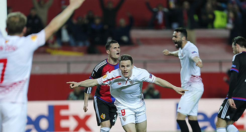 Por los octavos de final de la Europa League, Sevilla demostró por qué es el vigente campeón al golear sin problemas al Basilea en el Sánchez Pijuán (Foto: EFE)
