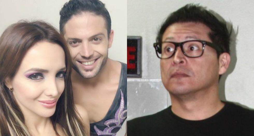 Rosángela Espinoza fue captada mientras cenaba con su bailarín. ¡Qué dirá Carloncho! (Foto: Twitter/USI)