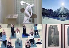 Francia: Museo del Louvre resurge con el “Olimpismo” y realizan actividades deportivas, yoga y danza