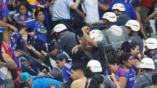 U. de Chile: actos de violencia se registraron en tribuna