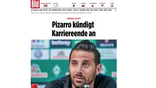 Pizarro anunció su retiro y Alemania reaccionó así: las portadas tras la noticia | FOTOS