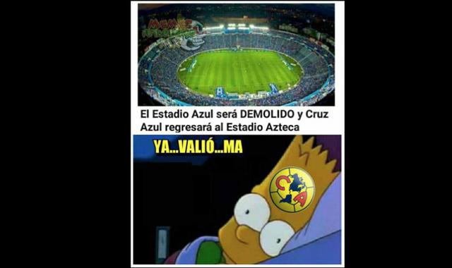Cruz Azul regresa a jugar de local en el Estadio Azteca luego de 22 años. Los cementeros no se salvaron de los hilarates memes que aparecieron en Facebook.