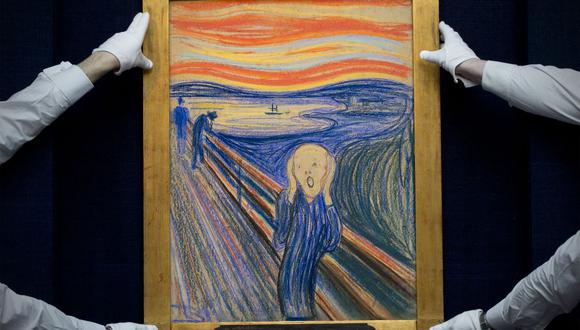 Un 22 de agosto del 2004, los dos cuadros más famosos de Edvard Munch “El grito” y “La Madonna” son robados en Oslo, Noruega. (CARL COURT / AFP).