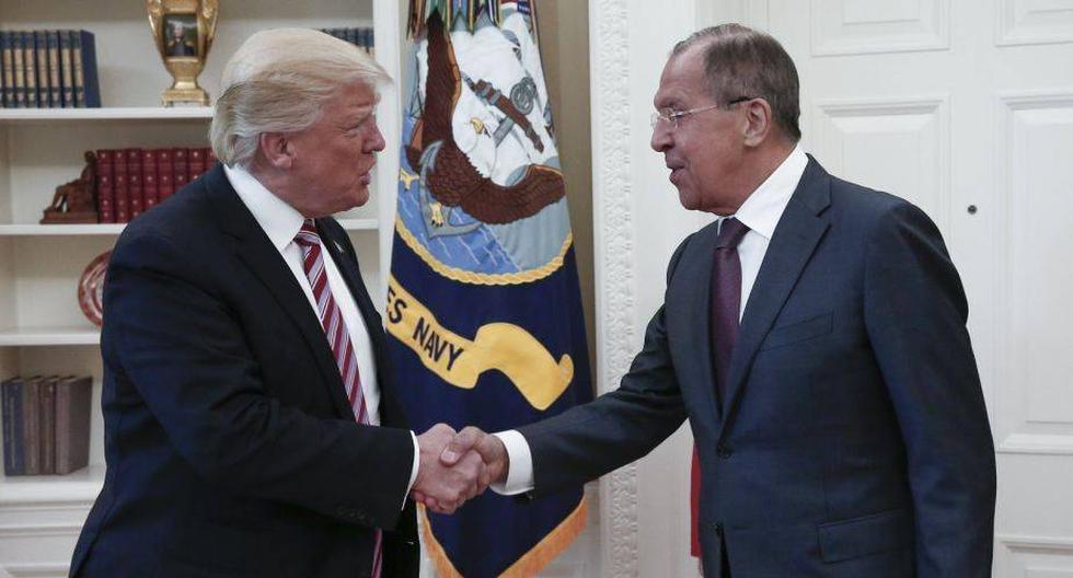 Donald Trump y Serguéi Lavrov se reunieron esta semana en la Casa Blanca (Foto: EFE)
