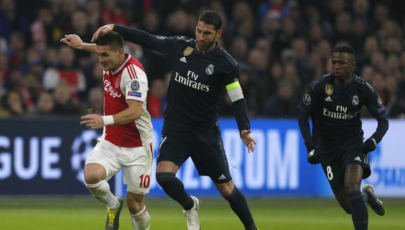 Real Madrid vs. Ajax EN VIVO EN DIRECTO: juegan por los octavos de final de la Champions League. (Foto: AP)