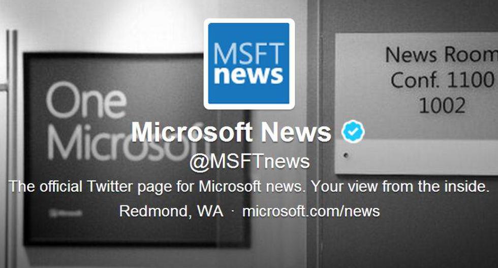 La cuenta de Microsoft que fue 'hackeada'.