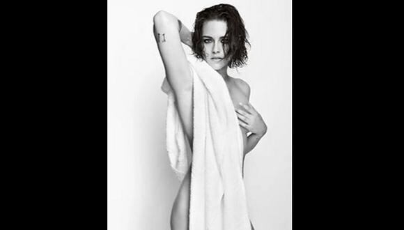 Kristen Stewart posó desnuda para la cámara de Mario Testino