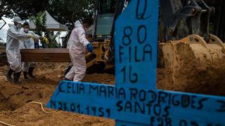 Brasil registra récord de 1.641 muertes por coronavirus en un día, una cifra nunca alcanzada durante la pandemia