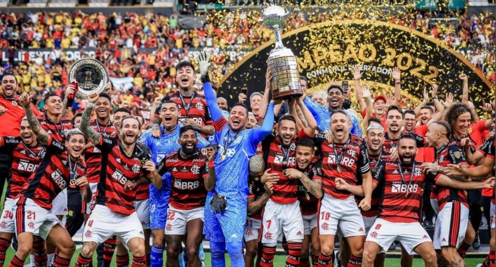 Flamengo logró alzar su tercera Copa Libertadores en su historia. La ganó en 1981, 2019 y 2022. (Foto: Agencias)