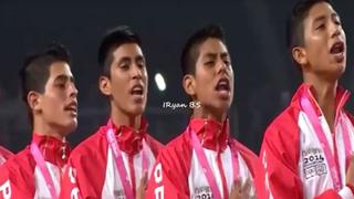 Orgullo y emoción: así cantó Perú el himno tras ganar el oro
