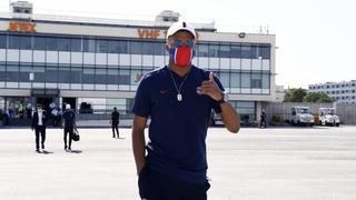 Champions League: PSG llegó a Portugal con Kylian Mbappé y Neymar, pero sin el lesionado Verratti 