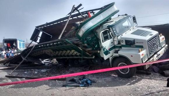 Trujillo: accidente de tránsito deja un muerto y tres heridos