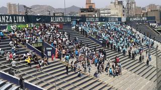 Alianza Lima vs. Sporting Cristal: hinchas rimenses compartieron tribuna norte con aliancistas 