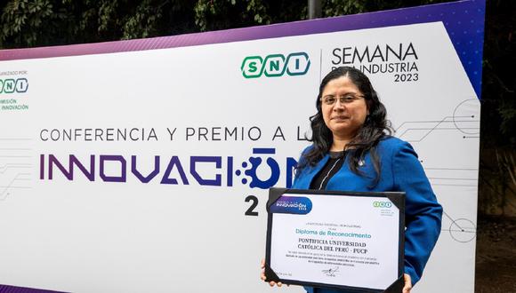 Proyecto liderado por Fanny Casado ganó el premio a la Innovación Académica. (Foto: Difusión)