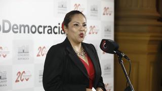 Digna Calle: Fuerza Popular y AP evaluarán apoyo a censura de vicepresidenta del Congreso