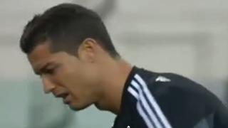 Cristiano Ronaldo entrenó con molestias en la espalda en Turín