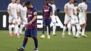 Barcelona: la devastación de Messi y Ter Stegen cuando Bayern Múnich ya estaba 4-1 en Lisboa | FOTO
