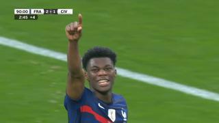 Gol de Tchouameni para el triunfo de Francia: anotó el 2-1 ante Costa de Marfil | VIDEO