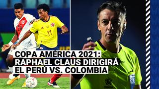 Perú vs. Colombia: Raphael Claus dirigirá el partido por el tercer puesto de la Copa América