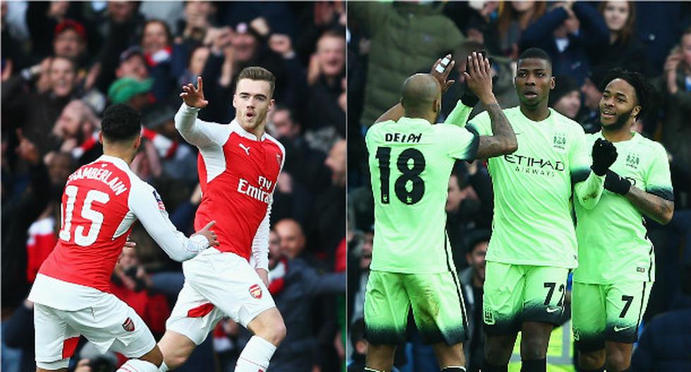 Arsenal FC y Manchester City clasificaron a una ronda más de la Copa Fa. (Foto: Getty Images)