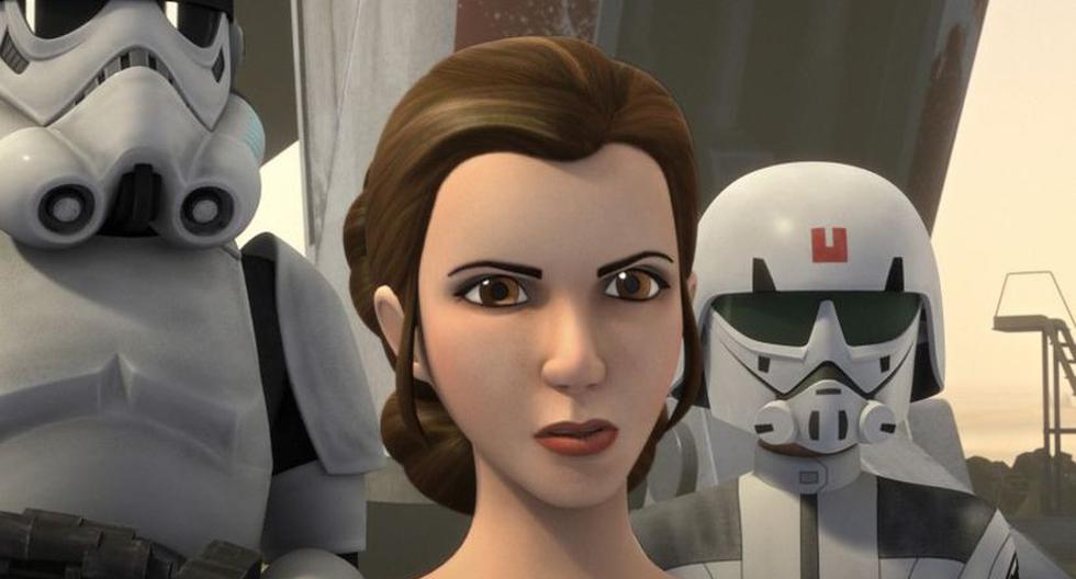La princesa Leia en 'Star Wars: Rebels' (Foto: Disney XD)