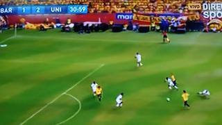 Ronaldinho y su pase gol para empate ante San Martín