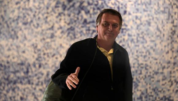 El expresidente brasileño Jair Bolsonaro celebró este domingo el triunfo del libertario Javier Milei en la segunda vuelta de las elecciones en Argentina.(Foto: EFE/Antonio Lacerda)
