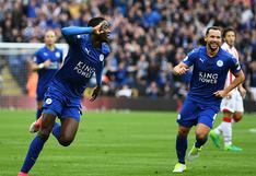 Leicester venció 2-0 al Stoke City en la Premier League