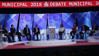 Debate municipal: candidatos a la alcaldía de Lima expusieron sus propuestas