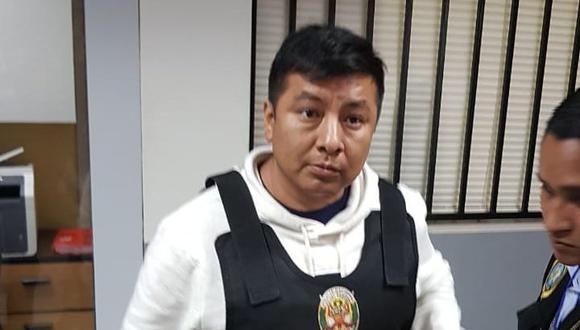 Alexander Peña Quispe aseguró a Canal N que se entregó de forma voluntaria a las autoridades ante la orden de detención que se dictó en su contra. (Foto: Mininter)