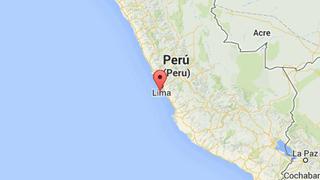Temblor de 5,4 grados se sintió en Lima, Callao e Ica