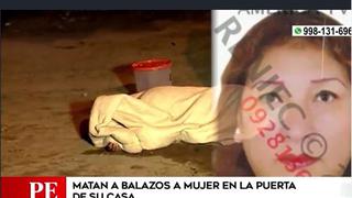 Villa María del Triunfo: asesinan a balazos a mujer en la puerta de su casa