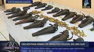 Cae sujeto que trasladaba más de 20 armas en Lima Sur