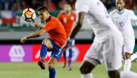 Alexis Sánchez fue autor del 3-1 en el Chile vs. Costa Rica en el marco de una nueva fecha FIFA. El encuentro se desarrolló en Temuco. (Foto: AFP)