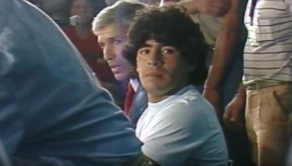 Diego Maradona, ex futbolista argentino. (Foto: captura de pantalla)