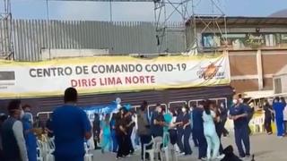 Captan a personal de salud bailando en Centro de Comando COVID-19 de la Diris Norte | VIDEO 
