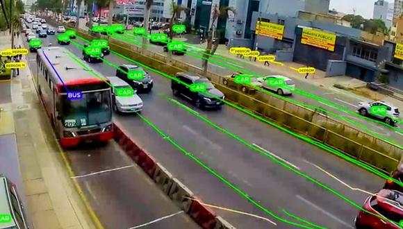 Usan la inteligencia artificial para analizar el tránsito en Lima y Callao. (Foto: ATU)