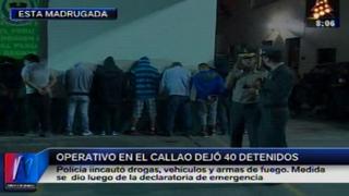 Callao: 40 detenidos en primer día del estado de emergencia