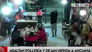 Huaral: delincuentes armados asaltan pollería y dejan herida a una anciana | VIDEO