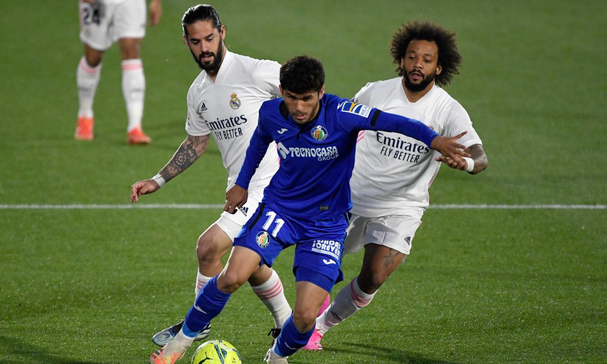 Real Madrid visitó en la fecha 33 al Getafe en el Coliseum Alfonso Pérez | Foto: AFP