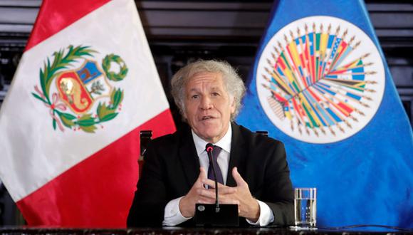 Luis Almagro hizo un llamado al diálogo y a dejar de crear narrativas de polarización. (Foto: Presidencia Perú)