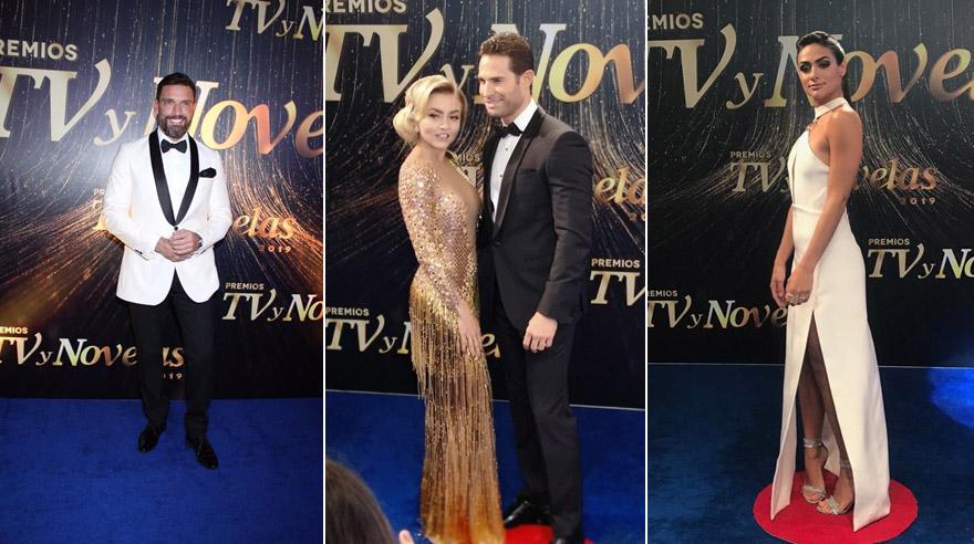 Las estrellas en la alfombra azul de los Premios TVyNovelas 2019. (Fotos: Twitter)