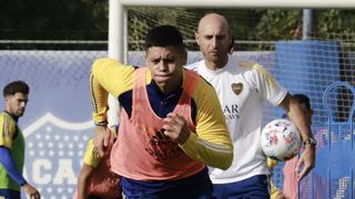 Marcos Rojo sufrió una lesión por “carga emocional” en su primer entrenamiento en Boca Juniors