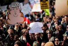 USA: Donald Trump fue recibido con ruidosa protesta en New York