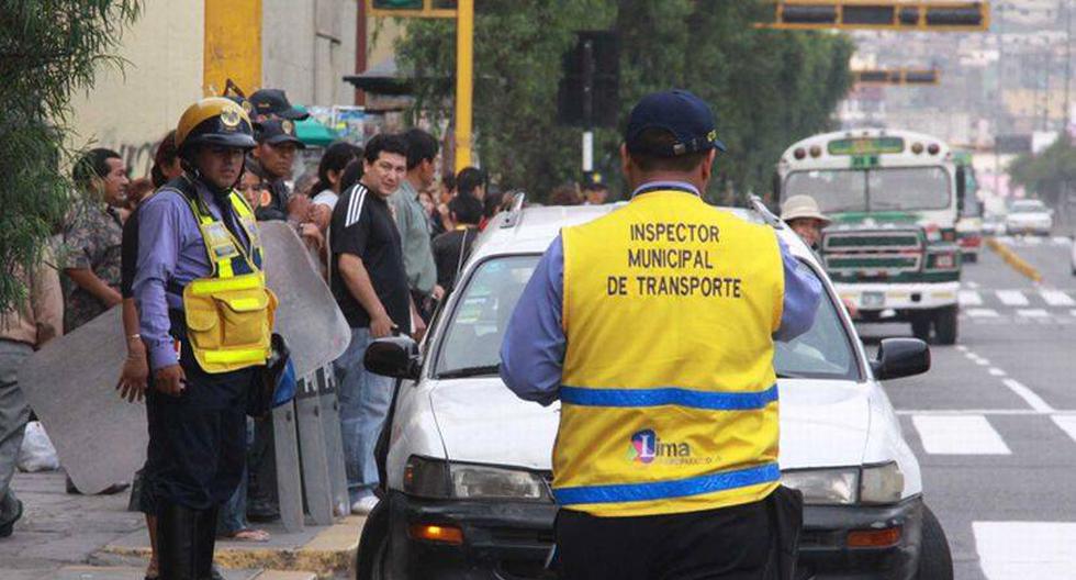 Sanción más recurrente es a taxistas informales que prestan servicio sin autorización. (Foto: munlima.gob.pe)