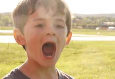 YouTube: padre usa helicóptero para sacarle un diente a su hijo