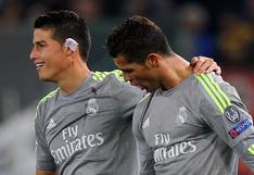 Cristiano Ronaldo se burló de James Rodríguez en práctica del Real Madrid