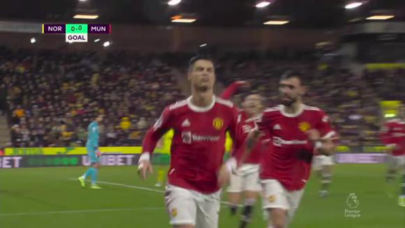 Cristiano Ronaldo anotó de penal con Manchester United en Premier League. (Video: ESPN)